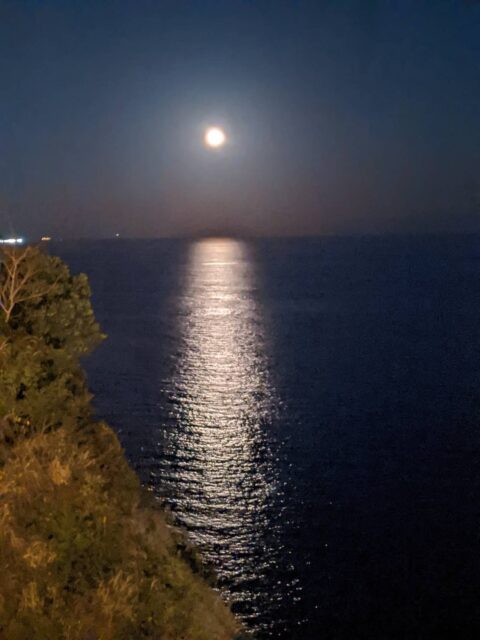 海の絶景月光の道