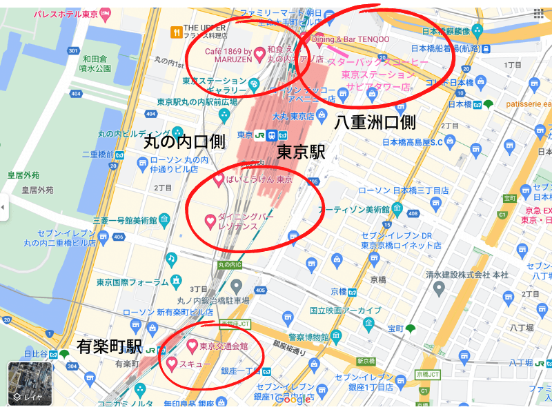 東京駅周辺地図